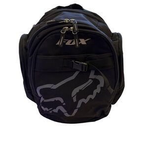 Fox Racing Backpack Black Large Multi Pocket Laptop School Travel Bag